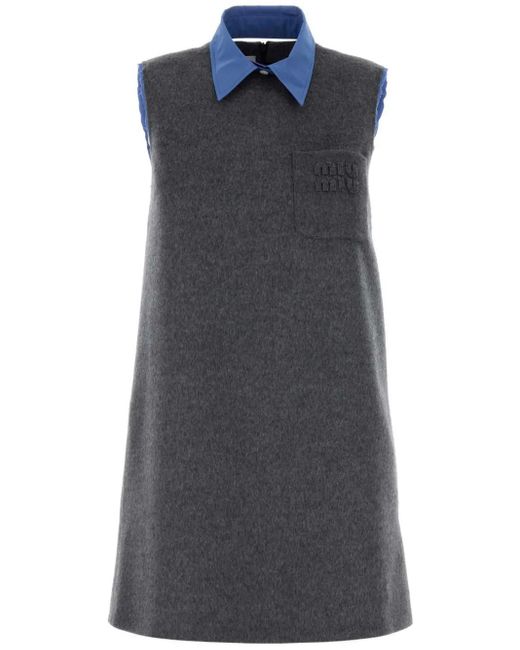Abito Corto di Miu Miu in Blue