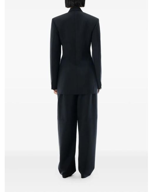Alexander Wang Blue Double Breasted Mini Dress Blazer
