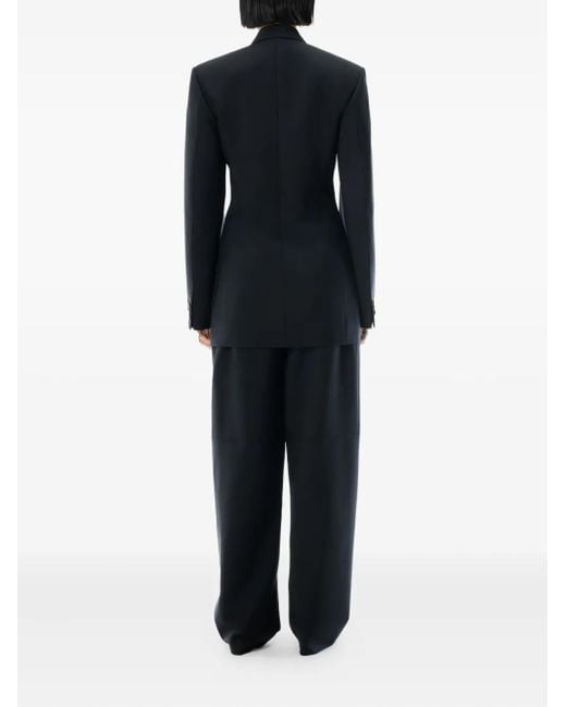 Alexander Wang Blue Double-breasted Blazer Mini Dress