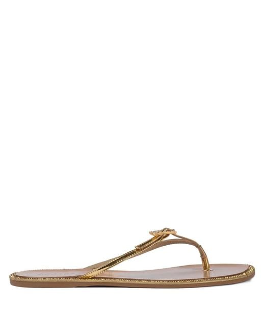 Le Silla Metallic Sahara Flip Flops