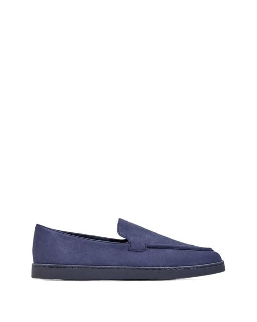 Church's Blue Stanley Nubuck Loafers for men