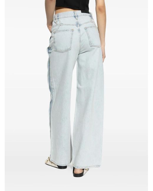 IRO Blue Cotton Jeans