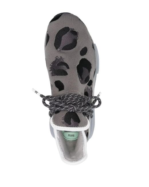 Adidas Gray Nmd Hu "Animal Print" Sneakers