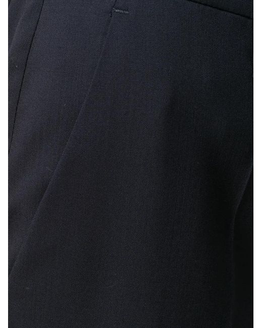 Prada Blue Cropped Tailored Trousers
