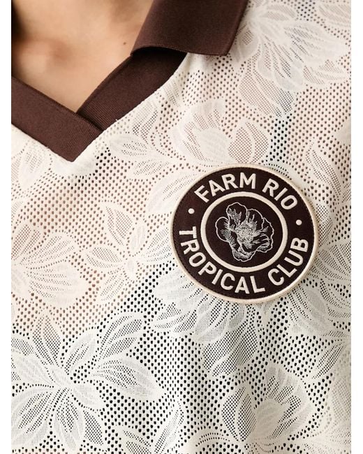 Adidas White X Farm Rio Premium Jersey