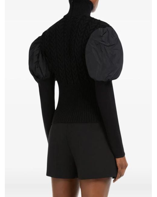 Max Mara Fune ケーブルニット セーター Black