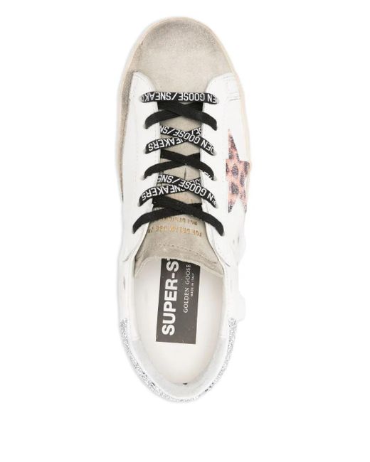 Golden Goose Deluxe Brand White Super Star Sneakers