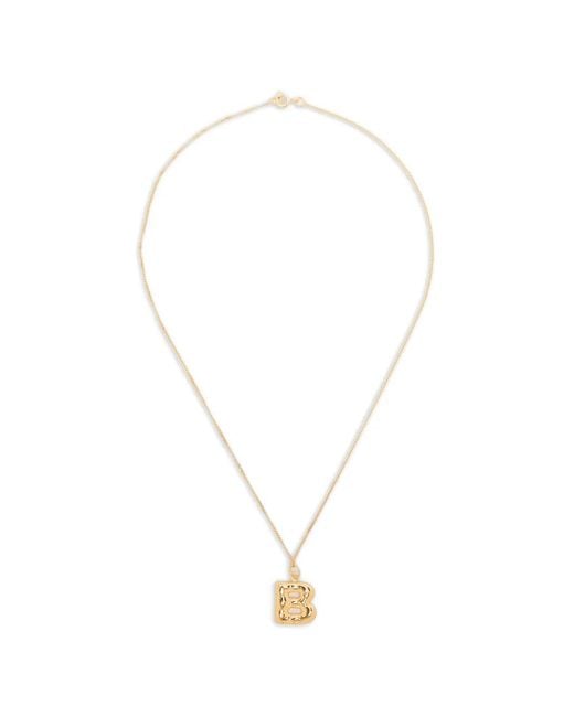 Completedworks White B-Pendant Necklace