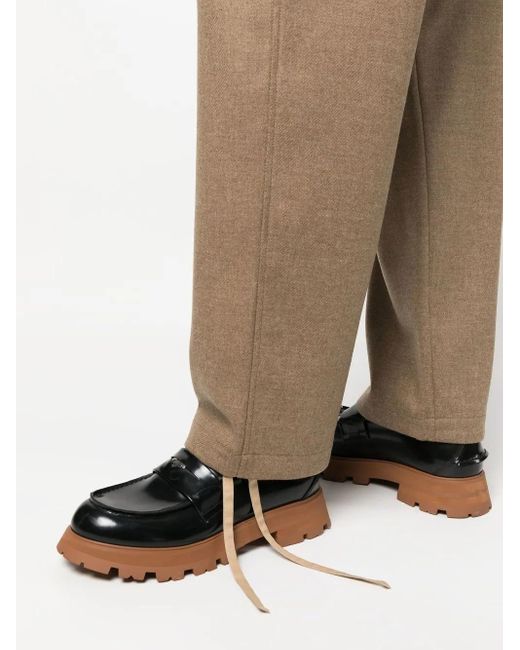 メンズ KENZO ロゴパッチ カーゴパンツ Natural