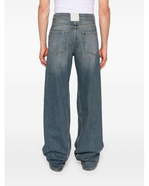 Lanvin Straight Jeans in het Blue voor heren