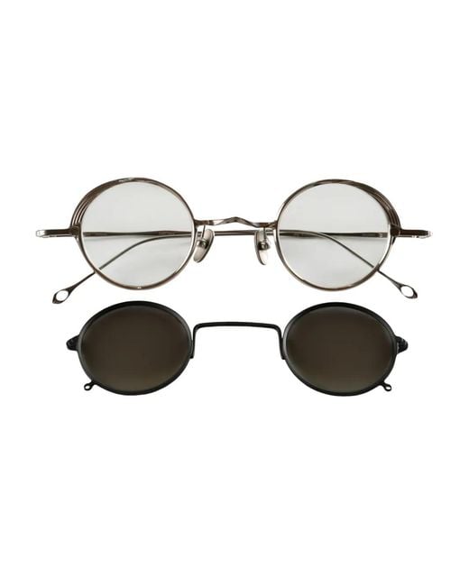 Rigards Metallic X Ziggy Chen Round-Frame Glasses