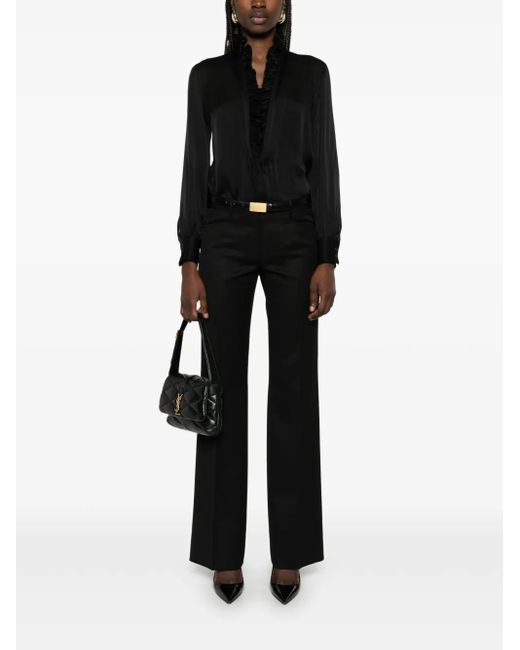 Tom Ford Black Silk Blouse