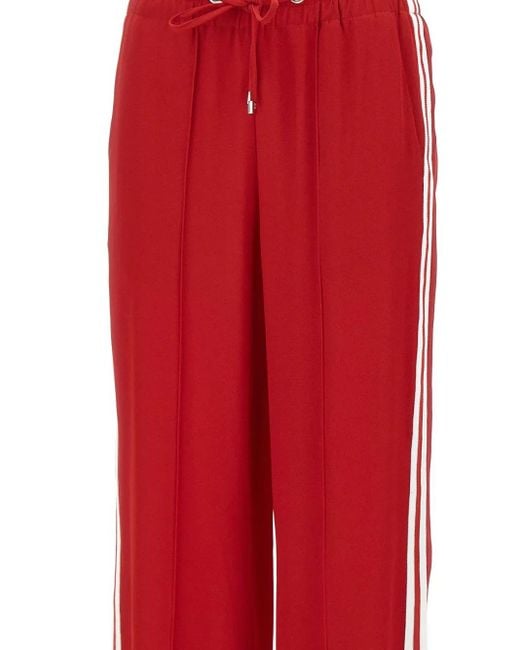 Seafarer ストライプディテール トラックパンツ Red