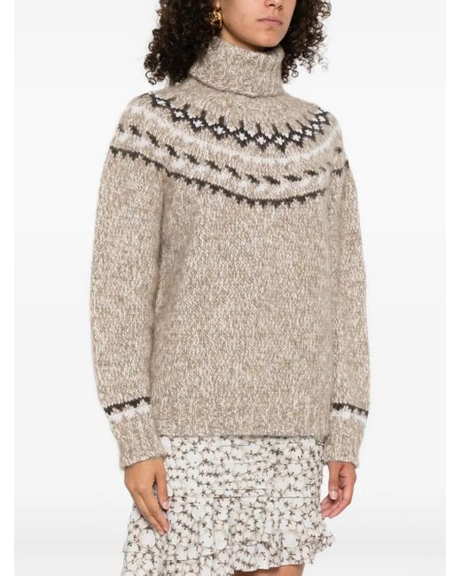 P.A.R.O.S.H. Gray P.A.R.O..H. Wool Turtle-Neck Jumper