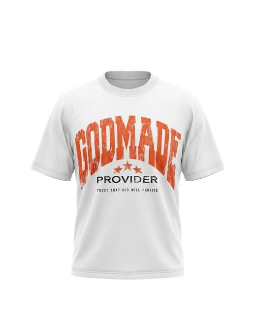 GODMADE White Logo-Print T-Shirt for men