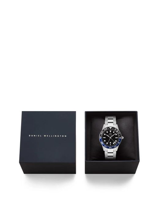 Daniel Wellington White Iconic Gmt 40Mm Watch for men