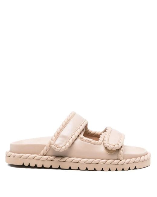 Sandalias Lama con doble tira Bibi Lou de color Pink
