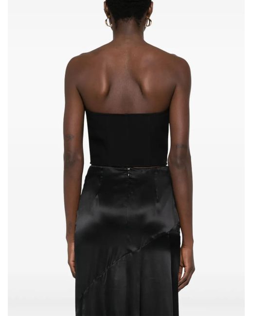 Moschino Top Met Rits in het Black