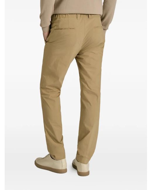 Incotex Natural Teknotela Elasticated Trousers for men