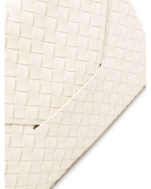 Bottega Veneta Natural Large Origami Envelop Clutch