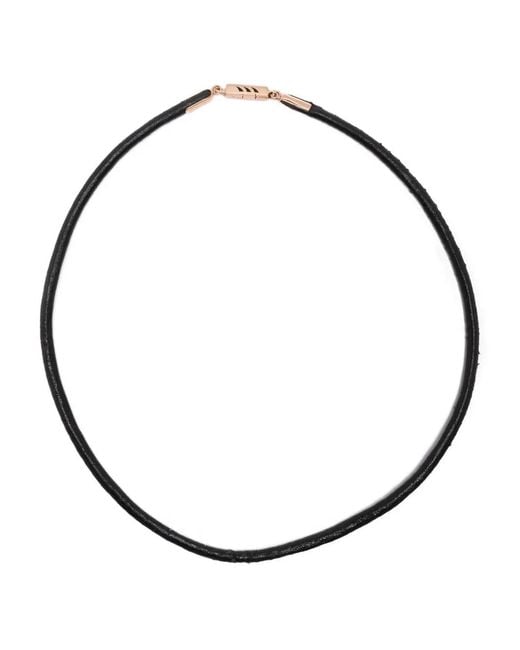 Dezso by Sara Beltran Metallic 18K Rose Enamel Necklace