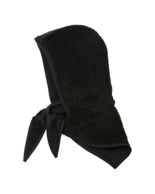 Maison Michel Black Hazel Shearling-Effect Hat