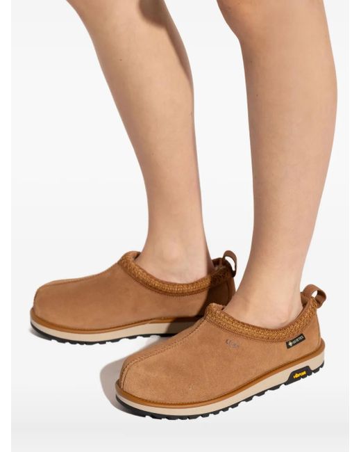 Ugg Brown Tasman Gtx Suede Slippers