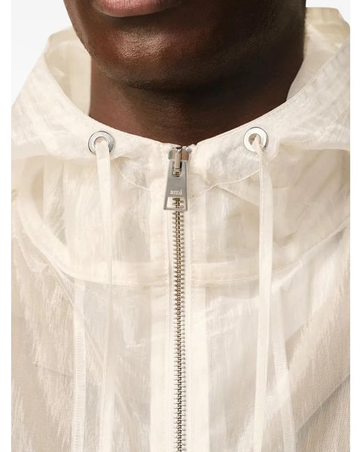 AMI Windjack Met Rits in het White voor heren