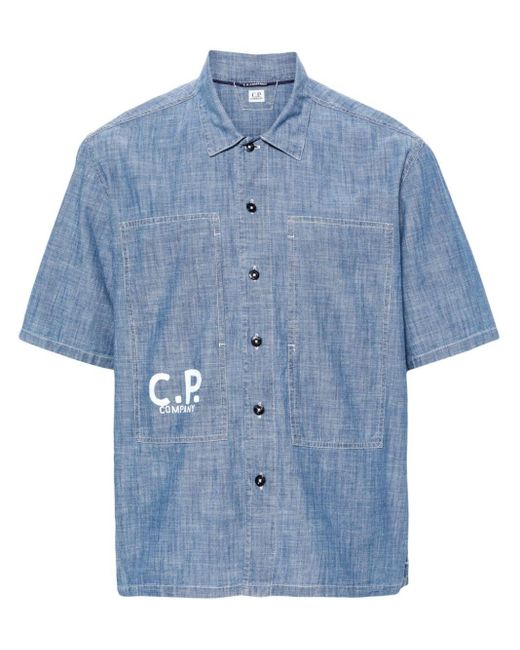 C P Company Blue Denim Shirt for men