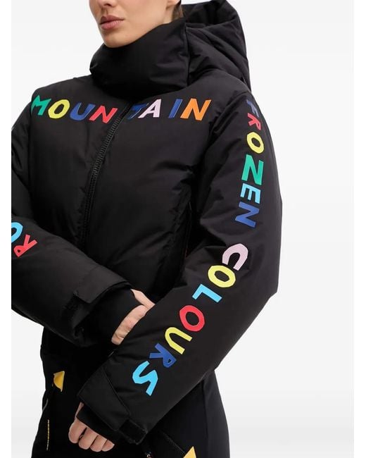 Rossignol Black X Jcc Sublim Logo-Patch Ski Jumpsuit