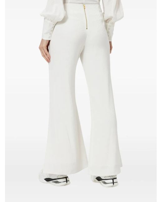 Alexis White Flared Trousers