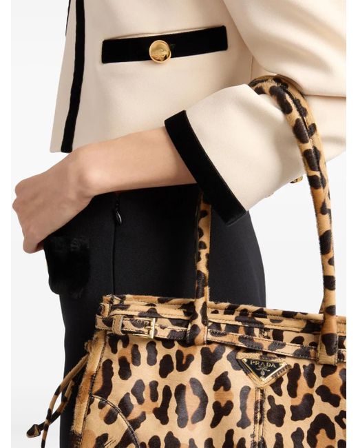 Prada Natural Einreihige Jacke von
