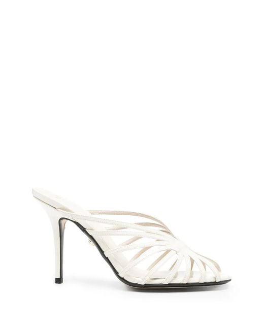 ALEVI White Sandalen Mit Mehreren Riemen
