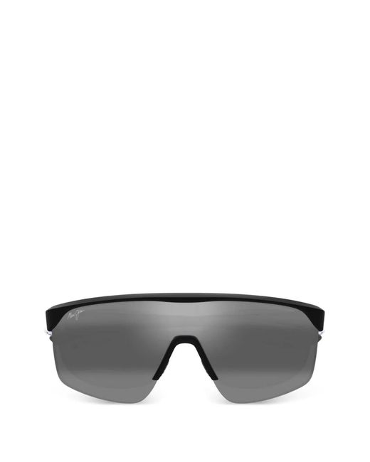 Maui Jim Gray Paluna Rectangle Sunglasses