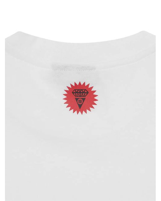 ICECREAM White Camouflage-Print T-Shirt for men