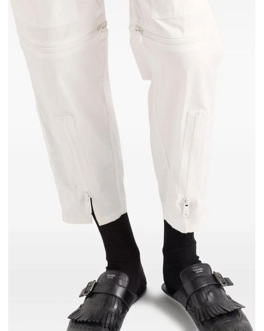 Prada White Cotton Jumpsuit for men