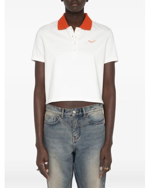 Zadig & Voltaire White Polo Mirta