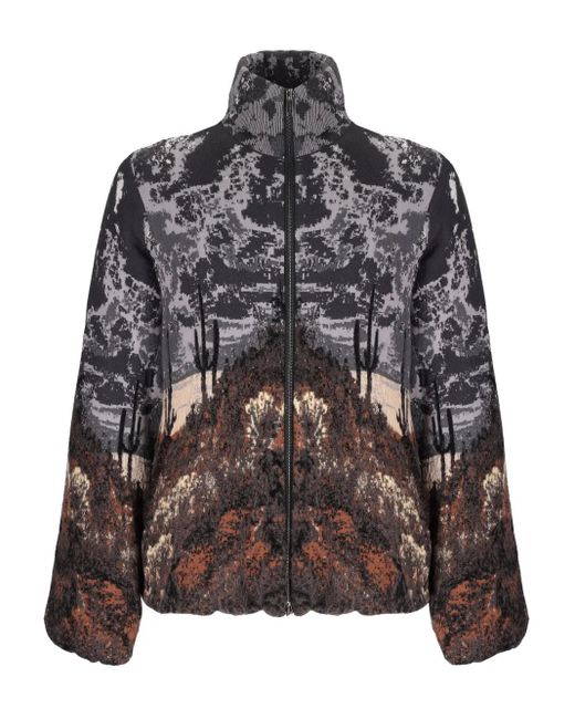 Laneus Gebreid Bomberjack in het Gray