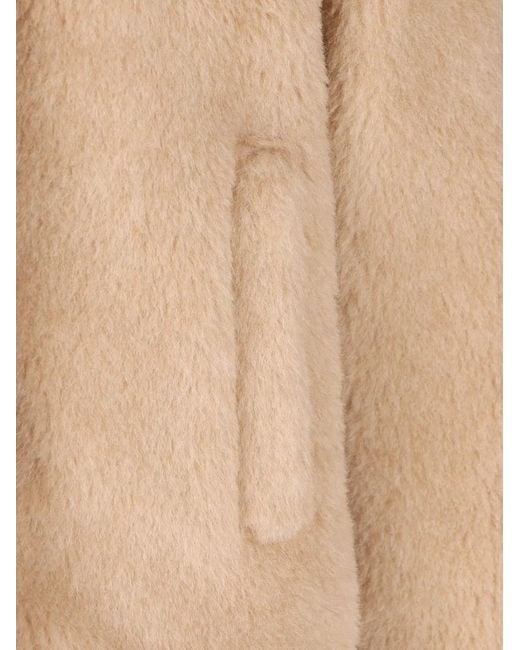 Max Mara Natural Cropped Teddy Coat