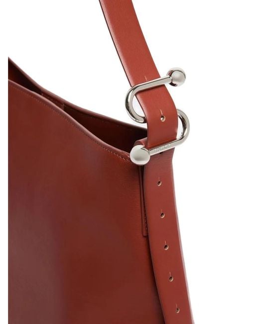 Max Mara White Leather Shoulder Bag