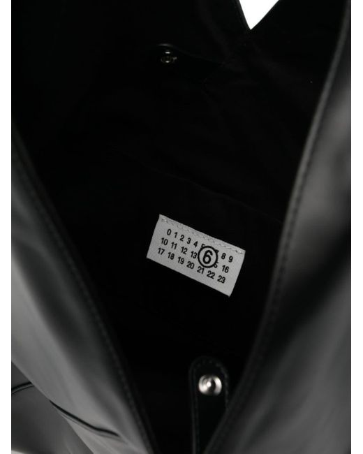 Bolso de hombro Japanese mediano MM6 by Maison Martin Margiela de color Black