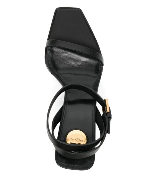 Saint Laurent Black 90Mm Nicla Sandals
