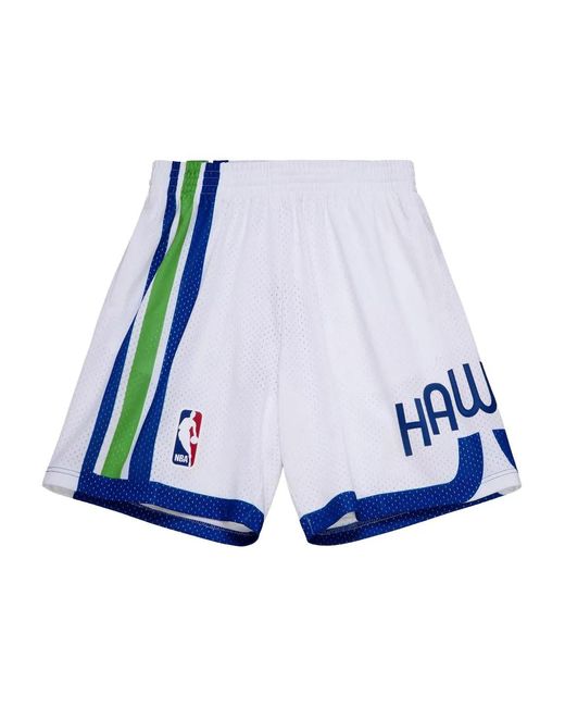 Mitchell & Ness Blue X Nba Atlanta Hawks 1970 Shorts for men