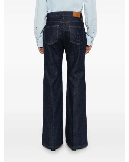 Ralph Lauren Flared Jeans in het Blue