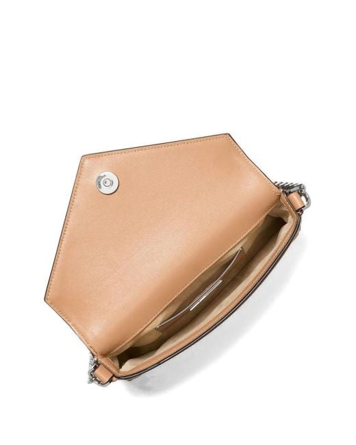 Michael Kors Natural Manhatta Chain-Strap Shoulder Bag