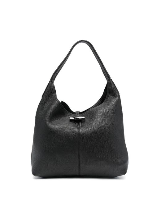 Longchamp Roseau Essential S Hobo Bag in Black | Lyst Canada