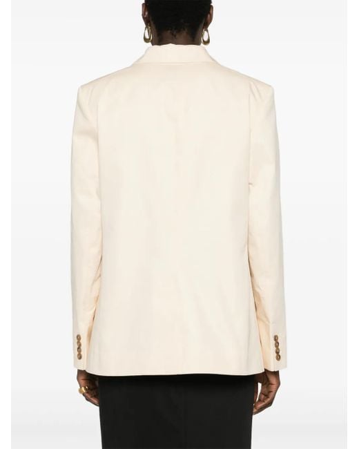 Maison Kitsuné Natural Tailored Cotton Blazer