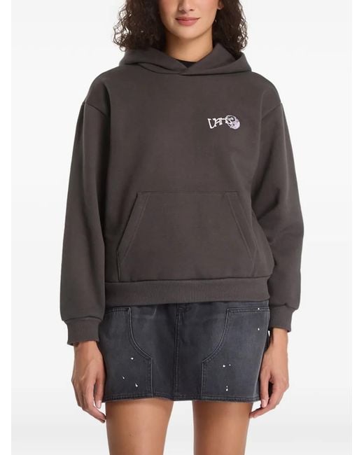 Vans Gray Hoodie Yin And Yang