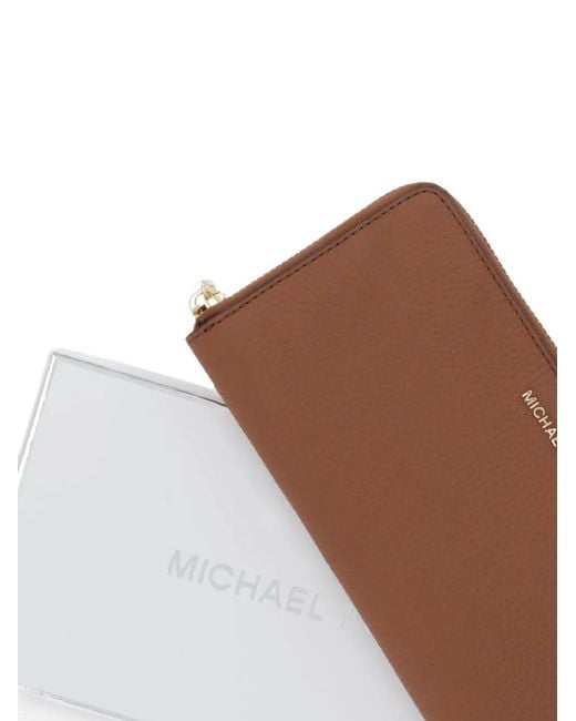 MICHAEL Michael Kors Brown Slim Za Continental Wallet