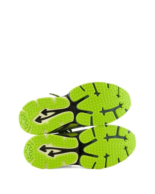 Off-White c/o Virgil Abloh Green Off Ow Be Right Back Mesh Low-Top Sneakers for men